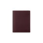 Zoozie Bags Cartera de hombre, Rojo Claret, 100% Piel Genuina